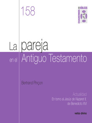 cover image of La pareja en el Antiguo Testamento